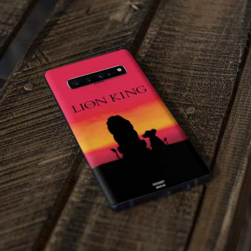 Disney The Lion King Movie Poster Art Galaxy S10 Skin