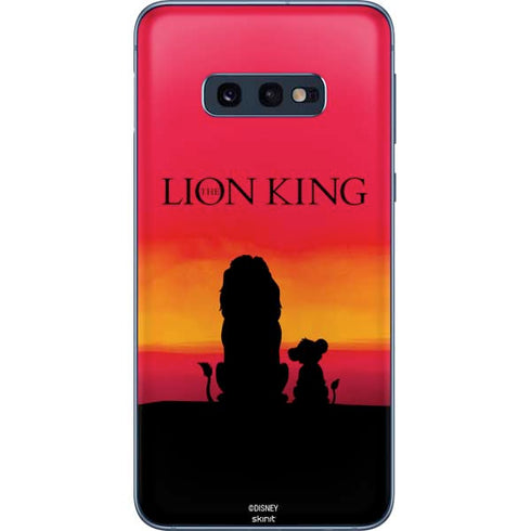 Disney The Lion King Movie Poster Art Galaxy S10e Skin