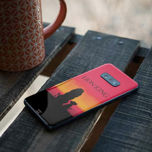 Disney The Lion King Movie Poster Art Galaxy S10e Skin