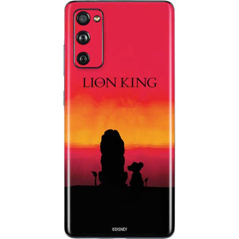 Disney The Lion King Movie Poster Art Galaxy S20 Fan Edition Skin