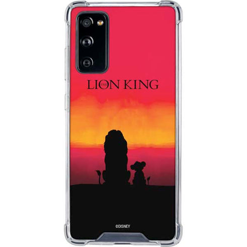Disney The Lion King Movie Poster Art Galaxy S20 FE Clear Case