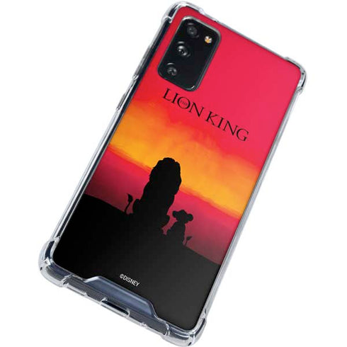 Disney The Lion King Movie Poster Art Galaxy S20 FE Clear Case