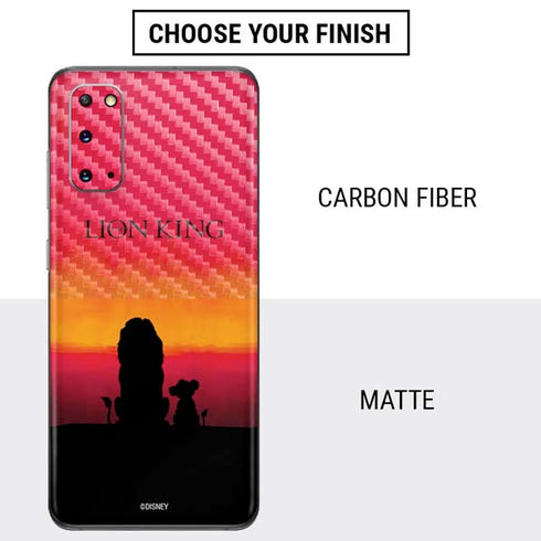 Disney The Lion King Movie Poster Art Galaxy S20 Skin