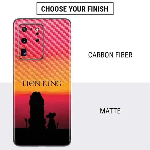 Disney The Lion King Movie Poster Art Galaxy S20 Ultra 5G Skin