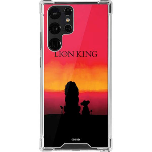 Disney The Lion King Movie Poster Art Galaxy S22 Ultra Clear Case