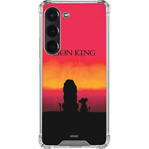 Disney The Lion King Movie Poster Art Galaxy S23 Clear Case