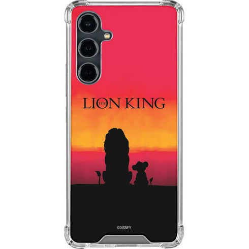 Disney The Lion King Movie Poster Art Galaxy S23 FE Clear Case
