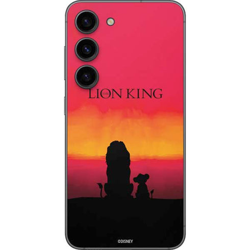Disney The Lion King Movie Poster Art Galaxy S23 Skin