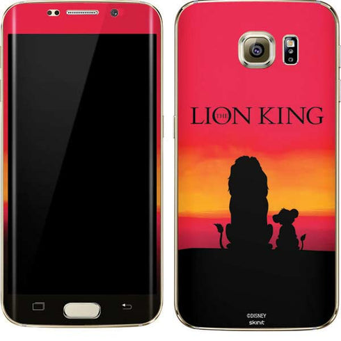 Disney The Lion King Movie Poster Art Galaxy S7 Edge Skin