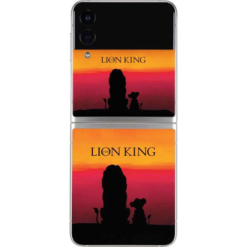 Disney The Lion King Movie Poster Art Galaxy Z Flip3 5G Skin