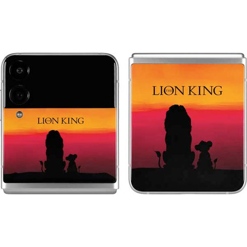 Disney The Lion King Movie Poster Art Galaxy Z Flip4 5G Skin