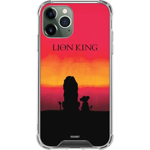 Disney The Lion King Movie Poster Art iPhone 11 Pro Max Clear Case