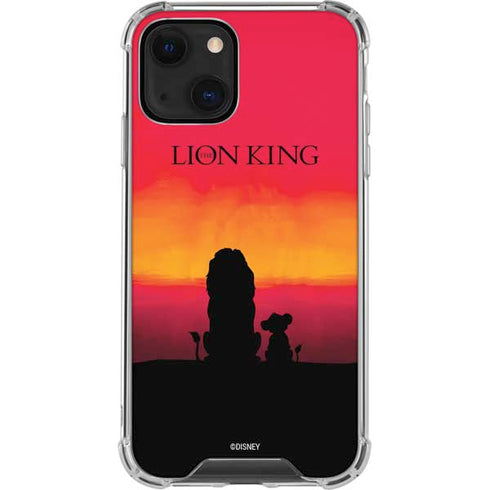 Disney The Lion King Movie Poster Art iPhone 14 Plus Clear Case