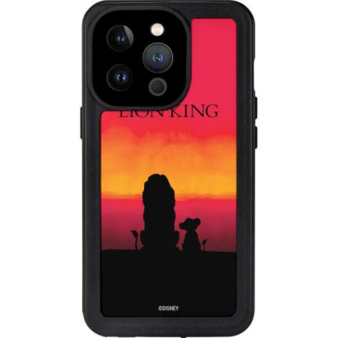 Disney The Lion King Movie Poster Art iPhone 14 Pro Waterproof Case