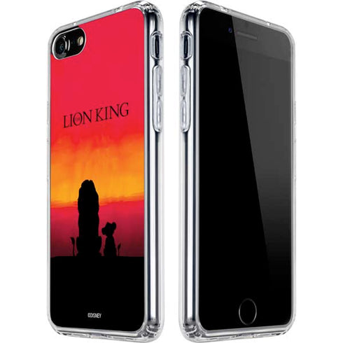 Disney The Lion King Movie Poster Art iPhone SE (2nd & 3rd Gen) Clear Case