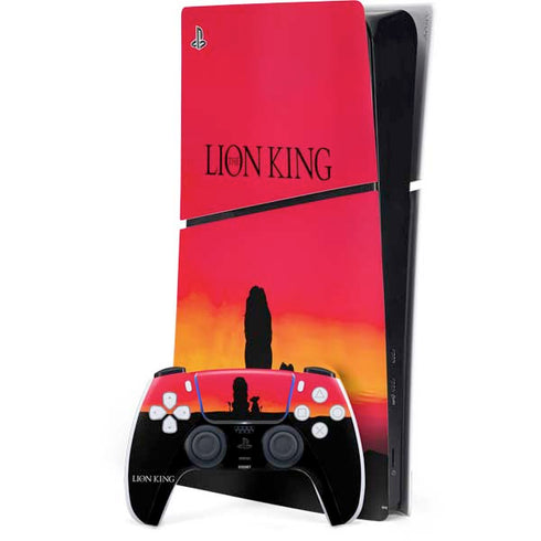 Disney The Lion King Movie Poster Art PS5 Slim Digital Edition Bundle Skin