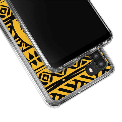 Disney The Lion King Simba Timon and Pumba Tribal Print Galaxy A21 Clear Case