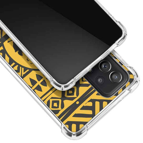 Disney The Lion King Simba Timon and Pumba Tribal Print Galaxy A52 5G Clear Case