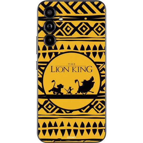 Disney The Lion King Simba Timon and Pumba Tribal Print Galaxy A54 5G Skin
