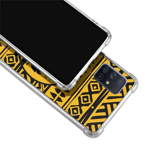 Disney The Lion King Simba Timon and Pumba Tribal Print Galaxy A71 5G Clear Case