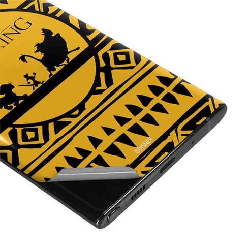 Disney The Lion King Simba Timon and Pumba Tribal Print Galaxy Note 10 Skin