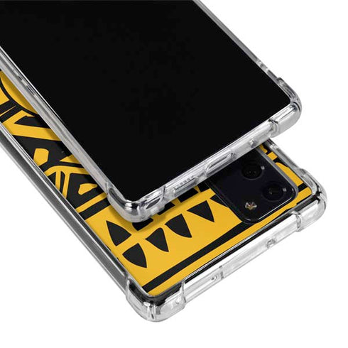 Disney The Lion King Simba Timon and Pumba Tribal Print Galaxy Note20 5G Clear Case
