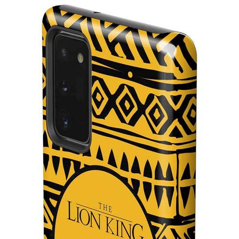 Disney The Lion King Simba Timon and Pumba Tribal Print Galaxy Note20 5G Pro Case