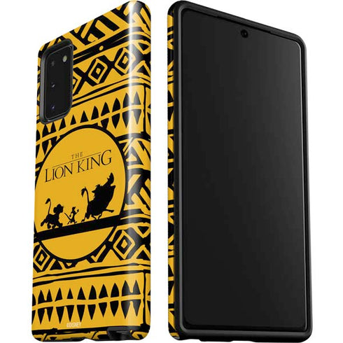 Disney The Lion King Simba Timon and Pumba Tribal Print Galaxy Note20 5G Pro Case