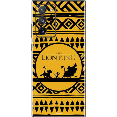 Disney The Lion King Simba Timon and Pumba Tribal Print Galaxy Note20 Ultra 5G Skin