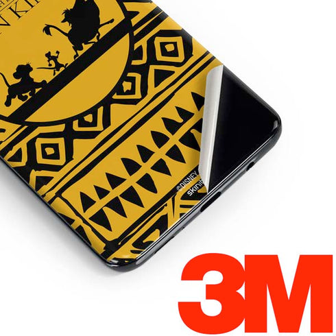 Disney The Lion King Simba Timon and Pumba Tribal Print Galaxy S10 Skin