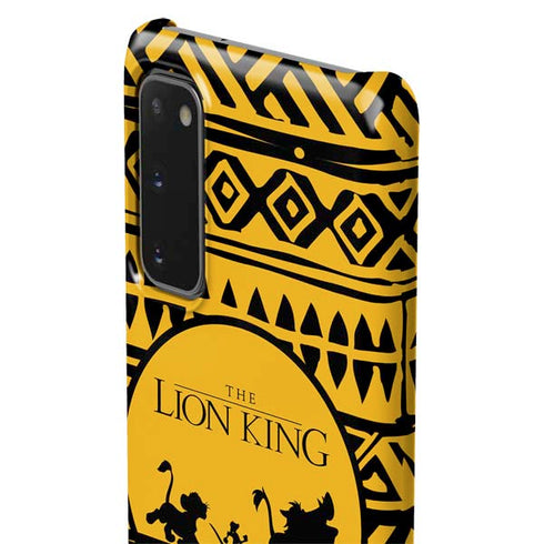 Disney The Lion King Simba Timon and Pumba Tribal Print Galaxy S20 Lite Case