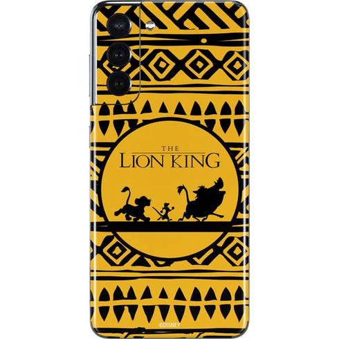 Disney The Lion King Simba Timon and Pumba Tribal Print Galaxy S21 5G Skin