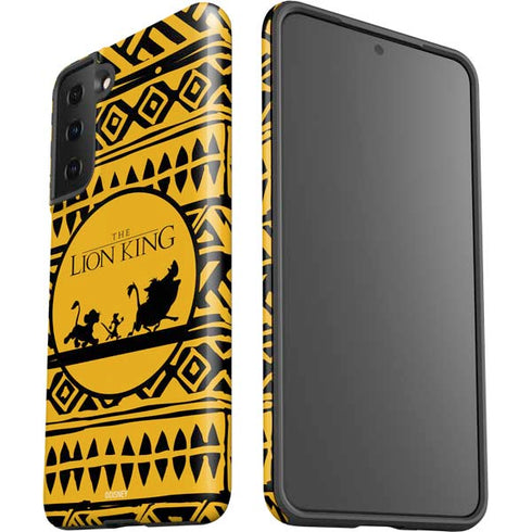Disney The Lion King Simba Timon and Pumba Tribal Print Galaxy S21 FE Pro Case
