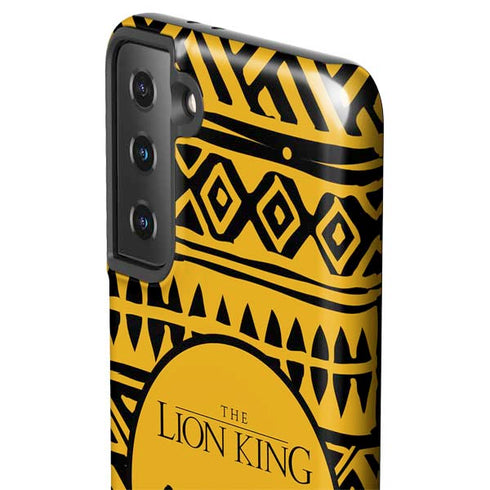 Disney The Lion King Simba Timon and Pumba Tribal Print Galaxy S21 Plus 5G Pro Case
