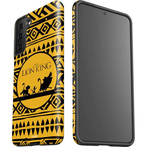 Disney The Lion King Simba Timon and Pumba Tribal Print Galaxy S21 Plus 5G Pro Case