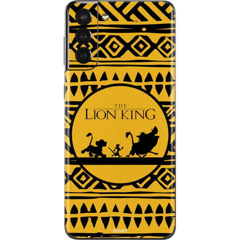 Disney The Lion King Simba Timon and Pumba Tribal Print Galaxy S21 Plus 5G Skin