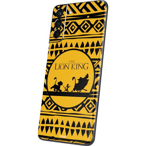 Disney The Lion King Simba Timon and Pumba Tribal Print Galaxy S21 Plus 5G Skin