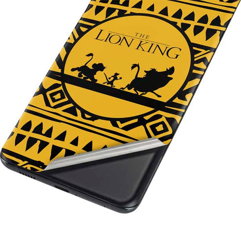 Disney The Lion King Simba Timon and Pumba Tribal Print Galaxy S21 Plus 5G Skin