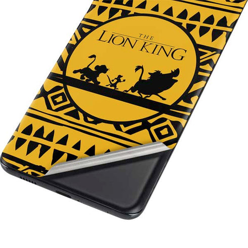 Disney The Lion King Simba Timon and Pumba Tribal Print Galaxy S21 Ultra 5G Skin