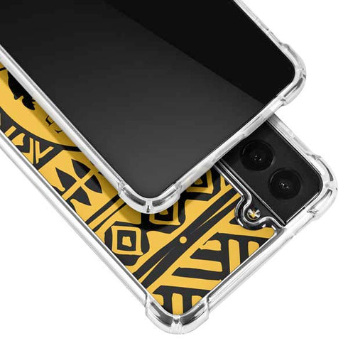 Disney The Lion King Simba Timon and Pumba Tribal Print Galaxy S22 Plus Clear Case
