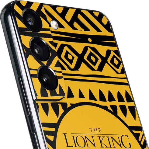 Disney The Lion King Simba Timon and Pumba Tribal Print Galaxy S22 Skin
