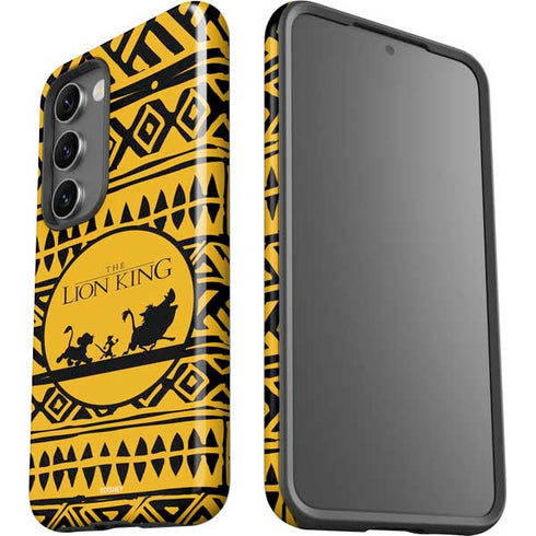Disney The Lion King Simba Timon and Pumba Tribal Print Galaxy S23 Pro Case