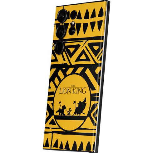 Disney The Lion King Simba Timon and Pumba Tribal Print Galaxy S23 Ultra Skin