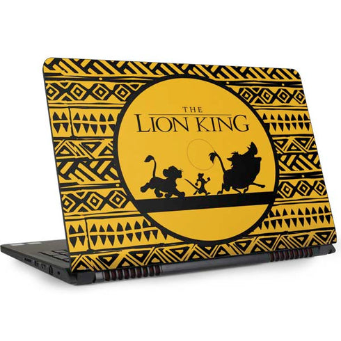 Disney The Lion King Simba Timon and Pumba Tribal Print Dell Inspiron Skin
