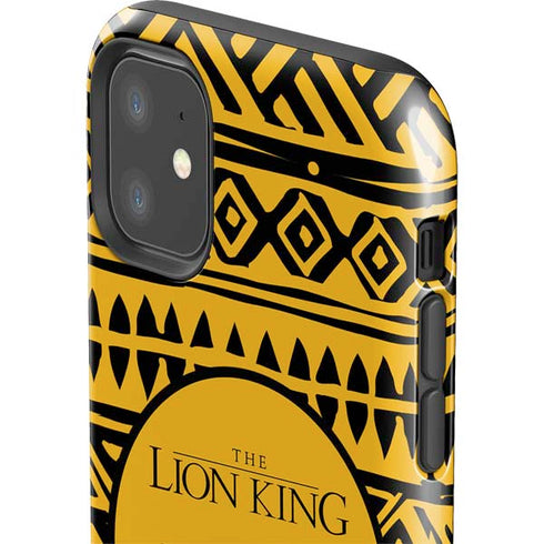 Disney The Lion King Simba Timon and Pumba Tribal Print iPhone 11 Impact Case