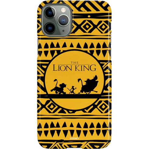 Disney The Lion King Simba Timon and Pumba Tribal Print iPhone 11 Pro Lite Case