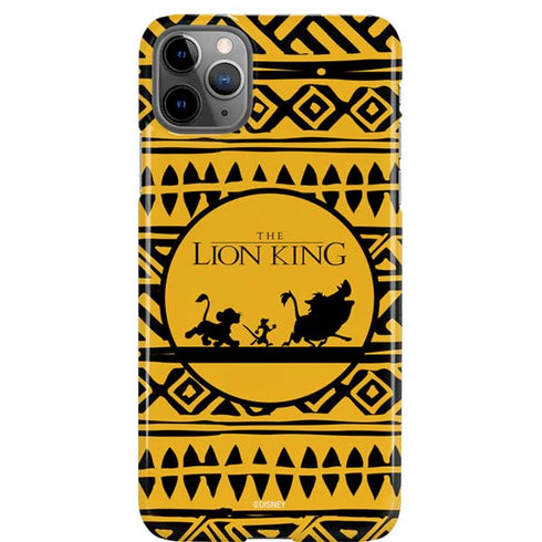 Disney The Lion King Simba Timon and Pumba Tribal Print iPhone 11 Pro Max Lite Case