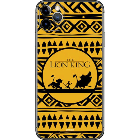 Disney The Lion King Simba Timon and Pumba Tribal Print iPhone 11 Pro Max Skin