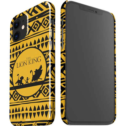 Disney The Lion King Simba Timon and Pumba Tribal Print iPhone 12 Mini Lite Case