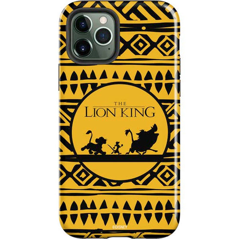 Disney The Lion King Simba Timon and Pumba Tribal Print iPhone 12 Pro Max Impact Case
